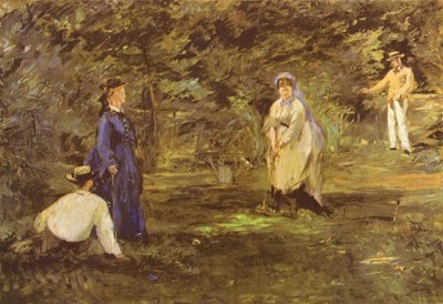 Croquet Game by Édouard Manet
